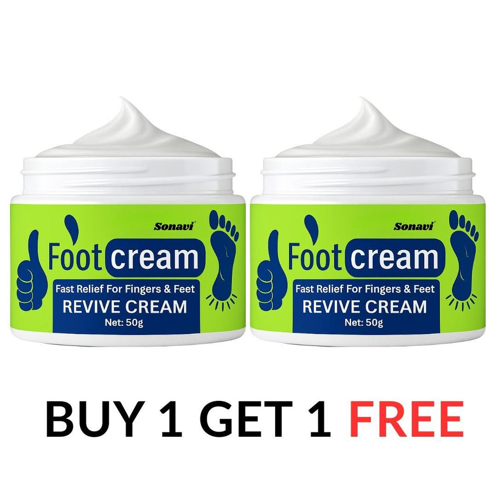 Foot Cream Fast Relief for Fingers & Feet Revive Cream (Pack of 2)